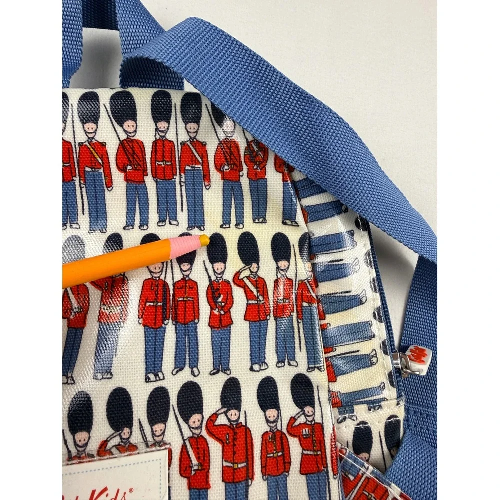 Cath Kids London Mini Backpack British Guardsman Print Blue Red Kindergarten Bag